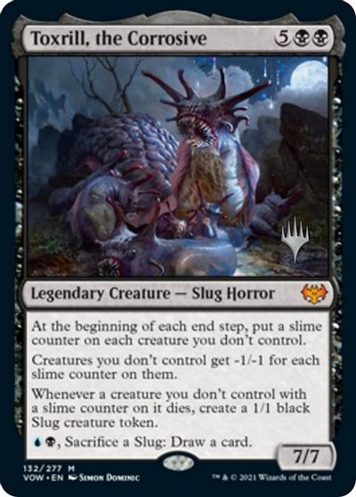 Toxrill, the Corrosive (Promo Pack) [Innistrad: Crimson Vow Promos] | L.A. Mood Comics and Games