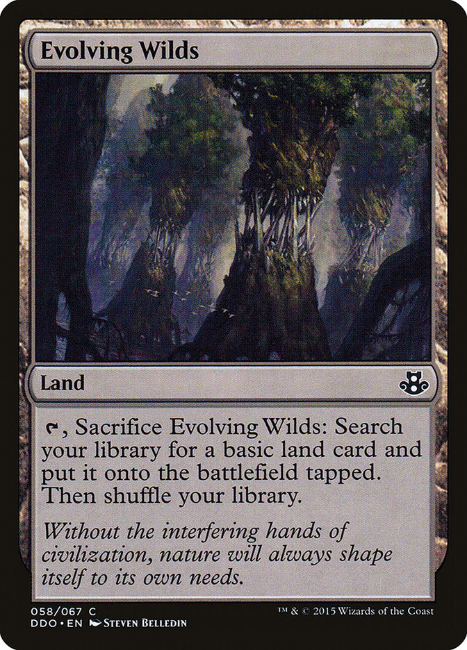 Evolving Wilds [Duel Decks: Elspeth vs. Kiora] | L.A. Mood Comics and Games