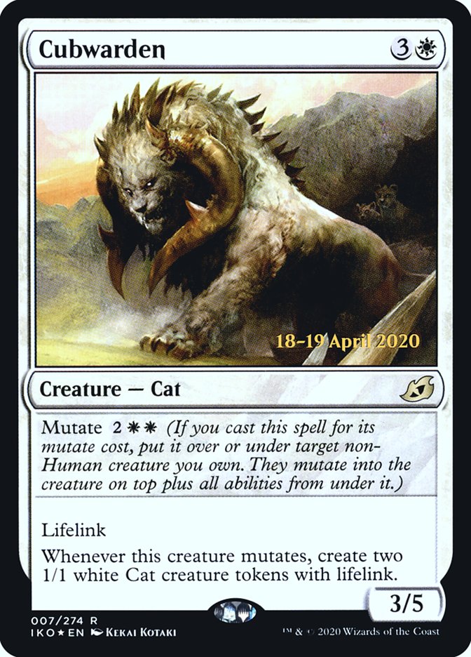 Cubwarden [Ikoria: Lair of Behemoths Prerelease Promos] | L.A. Mood Comics and Games