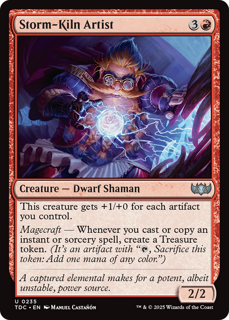 Storm-Kiln Artist [Tarkir: Dragonstorm Commander] | L.A. Mood Comics and Games