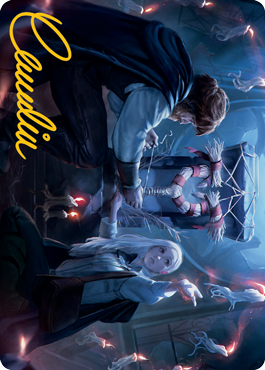 Faithful Mending Art Card (Gold-Stamped Signature) [Innistrad: Midnight Hunt Art Series] | L.A. Mood Comics and Games