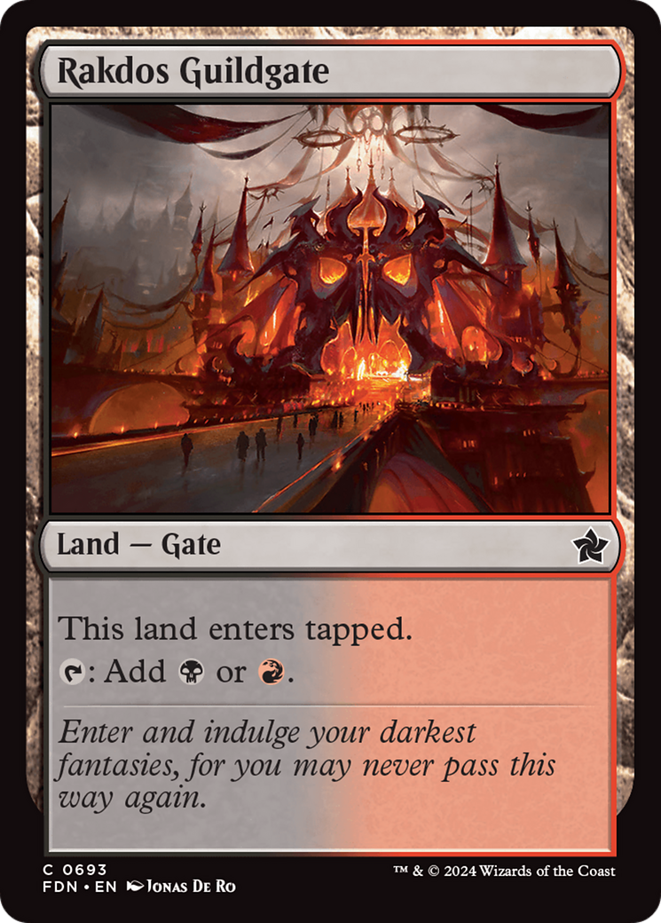 Rakdos Guildgate [Foundations] | L.A. Mood Comics and Games