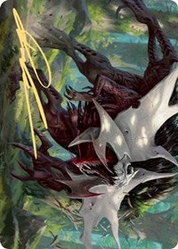 Vorinclex, Monstrous Raider 1 Art Card (Gold-Stamped Signature) [Kaldheim Art Series] | L.A. Mood Comics and Games