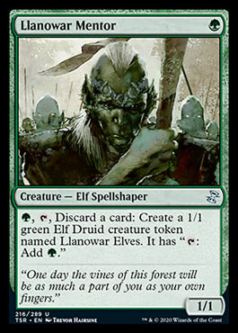 Llanowar Mentor [Time Spiral Remastered] | L.A. Mood Comics and Games