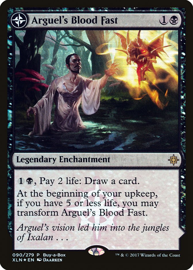 Arguel's Blood Fast // Temple of Aclazotz (Buy-A-Box) [Ixalan Treasure Chest] | L.A. Mood Comics and Games