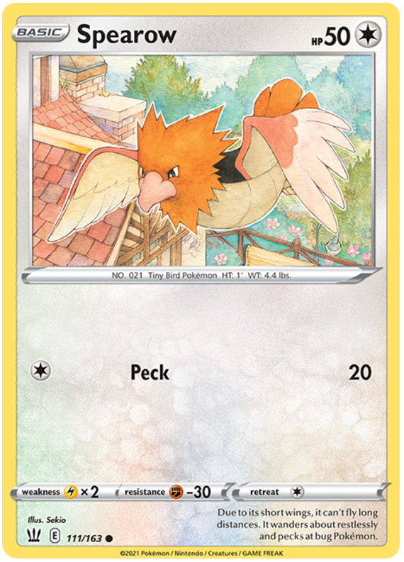 Spearow (111/163) [Sword & Shield: Battle Styles] | L.A. Mood Comics and Games
