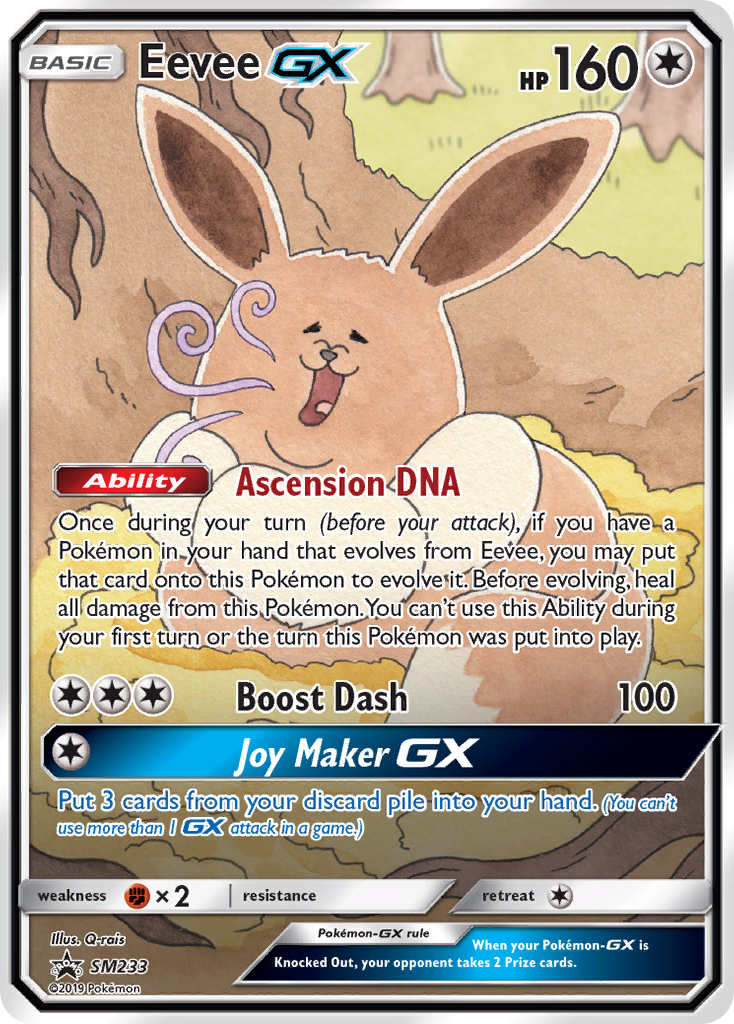 Eevee GX (SM233) [Sun & Moon: Black Star Promos] | L.A. Mood Comics and Games