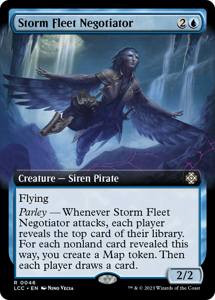 Storm Fleet Negotiator (Extended Art) [The Lost Caverns of Ixalan Commander] | L.A. Mood Comics and Games