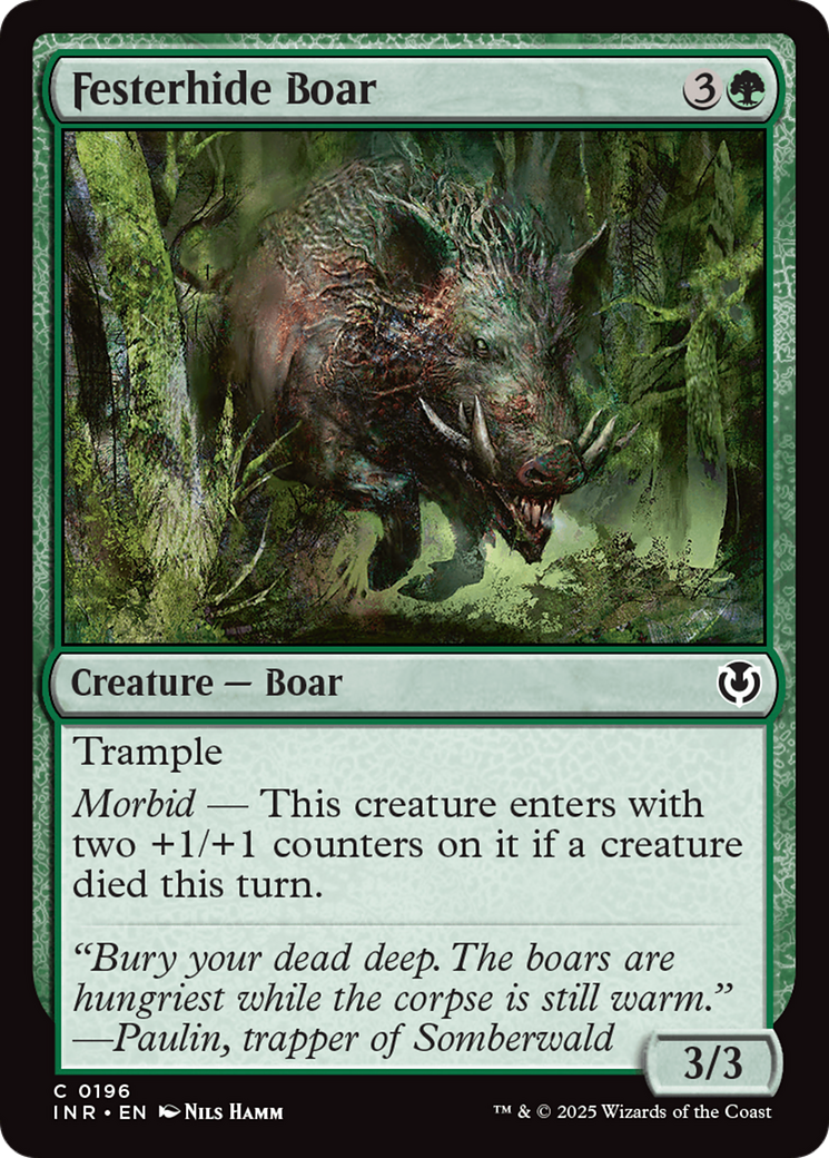 Festerhide Boar [Innistrad Remastered] | L.A. Mood Comics and Games