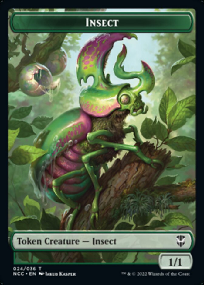 Ogre // Insect Double-Sided Token [Streets of New Capenna Commander Tokens] | L.A. Mood Comics and Games