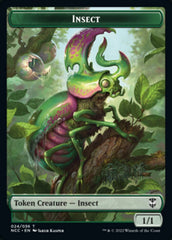 Ogre // Insect Double-Sided Token [Streets of New Capenna Commander Tokens] | L.A. Mood Comics and Games