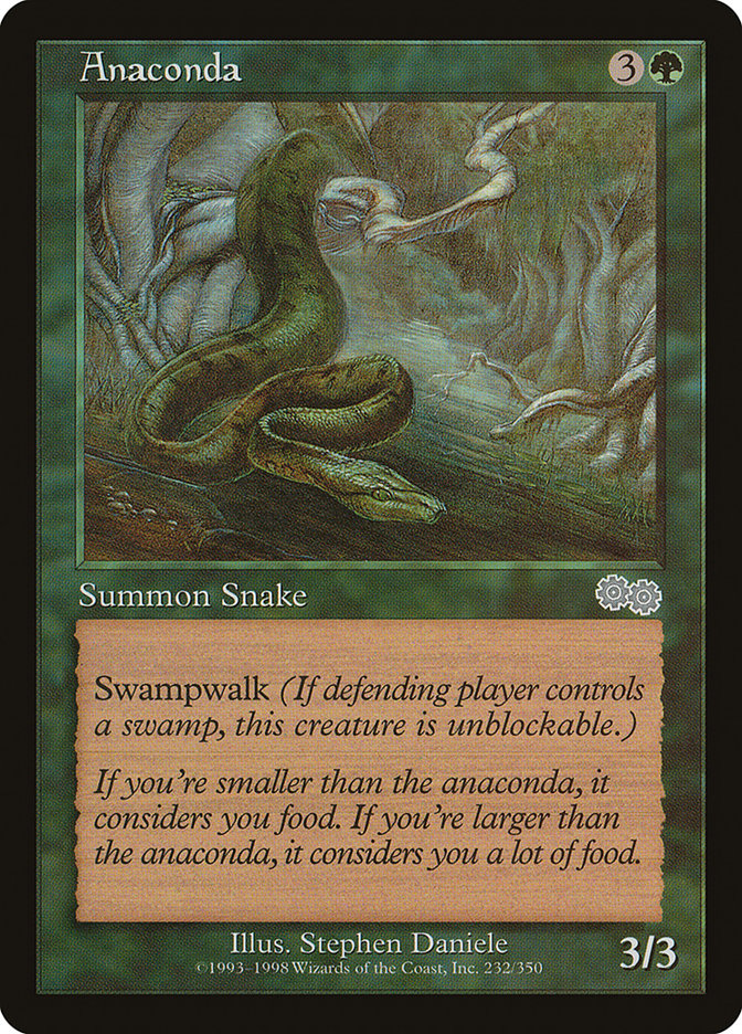 Anaconda [Urza's Saga] | L.A. Mood Comics and Games
