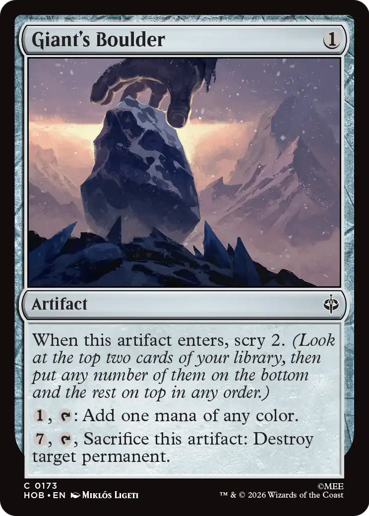 Giant's Boulder [The Hobbit] | L.A. Mood Comics and Games