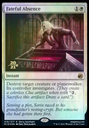 Fateful Absence [Innistrad: Midnight Hunt Prerelease Promos] | L.A. Mood Comics and Games