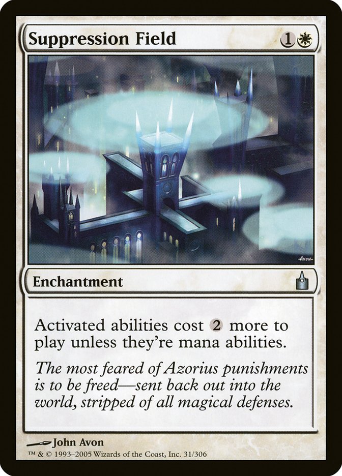 Suppression Field [Ravnica: City of Guilds] | L.A. Mood Comics and Games