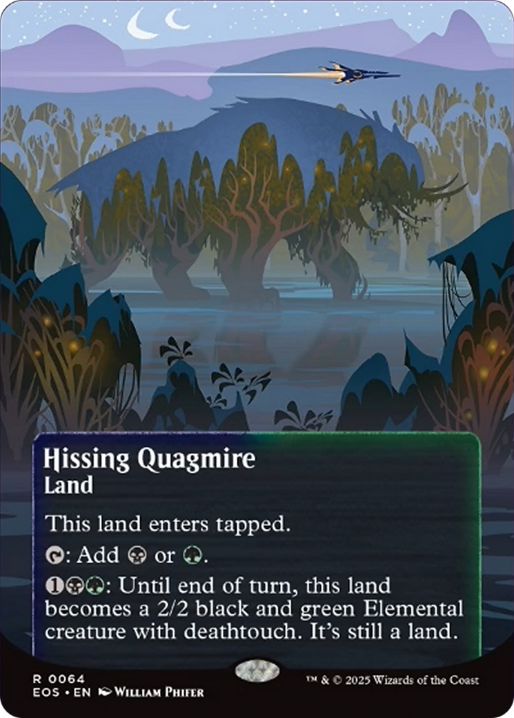 Hissing Quagmire (0064) (Borderless) [Edge of Eternities: Stellar Sights] | L.A. Mood Comics and Games