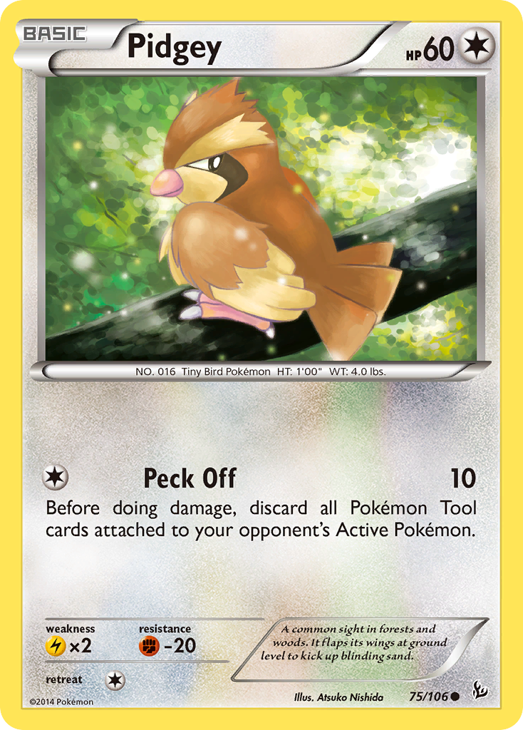 Pidgey (75/106) [XY: Flashfire] | L.A. Mood Comics and Games