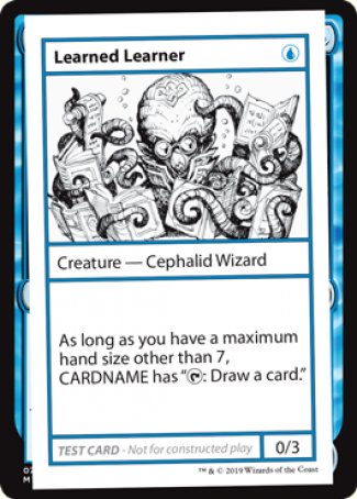 Learned Learner (2021 Edition) [Mystery Booster Playtest Cards] | L.A. Mood Comics and Games
