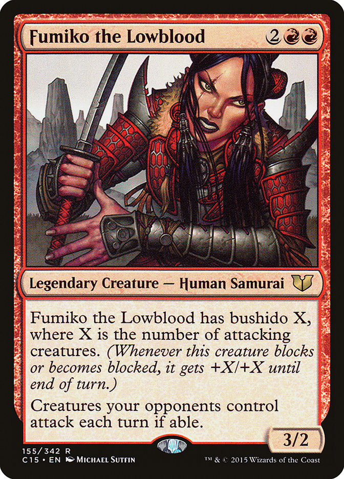 Fumiko the Lowblood [Commander 2015] | L.A. Mood Comics and Games