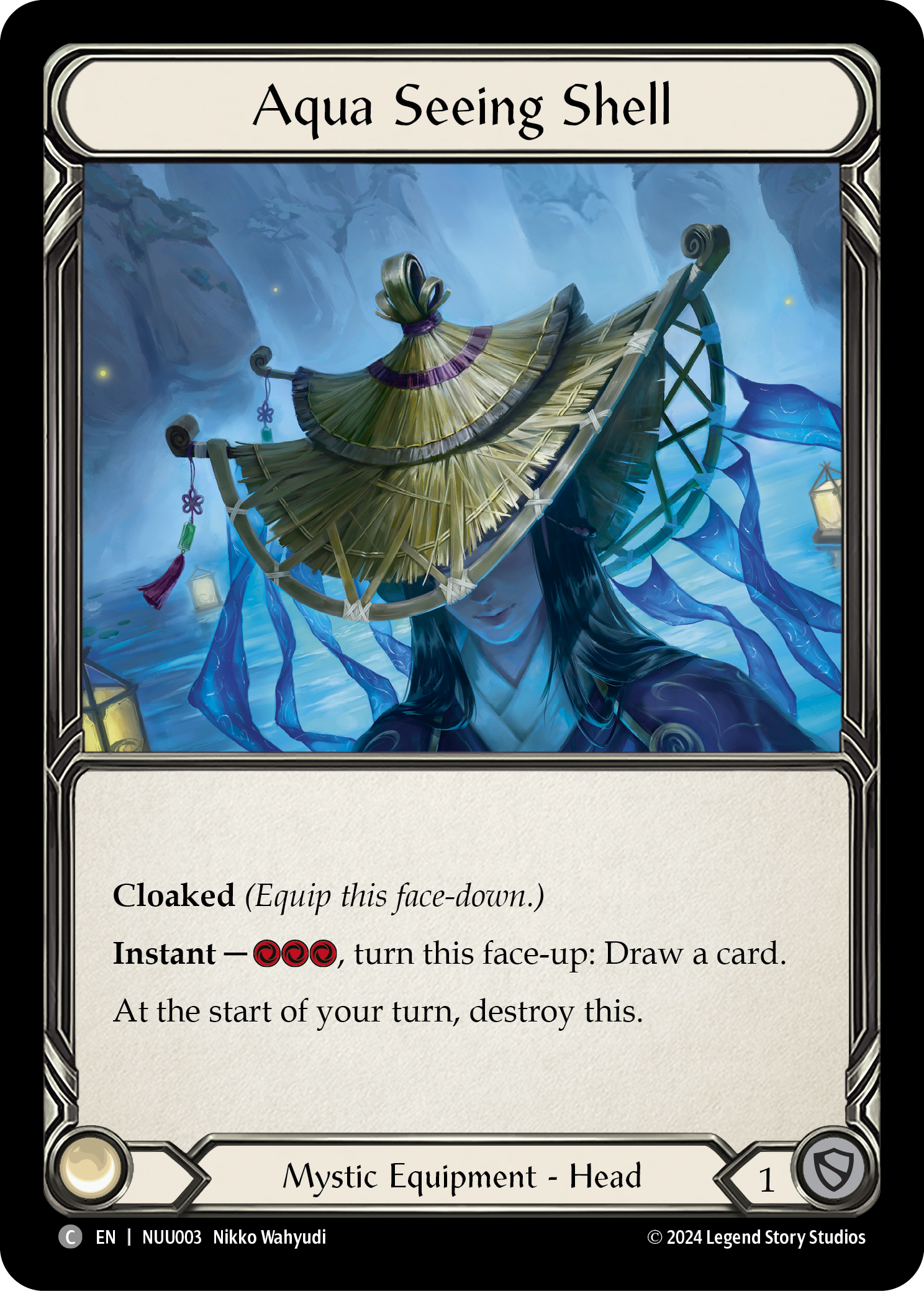 Aqua Seeing Shell [NUU003] (Part the Mistveil Nuu Blitz Deck) | L.A. Mood Comics and Games