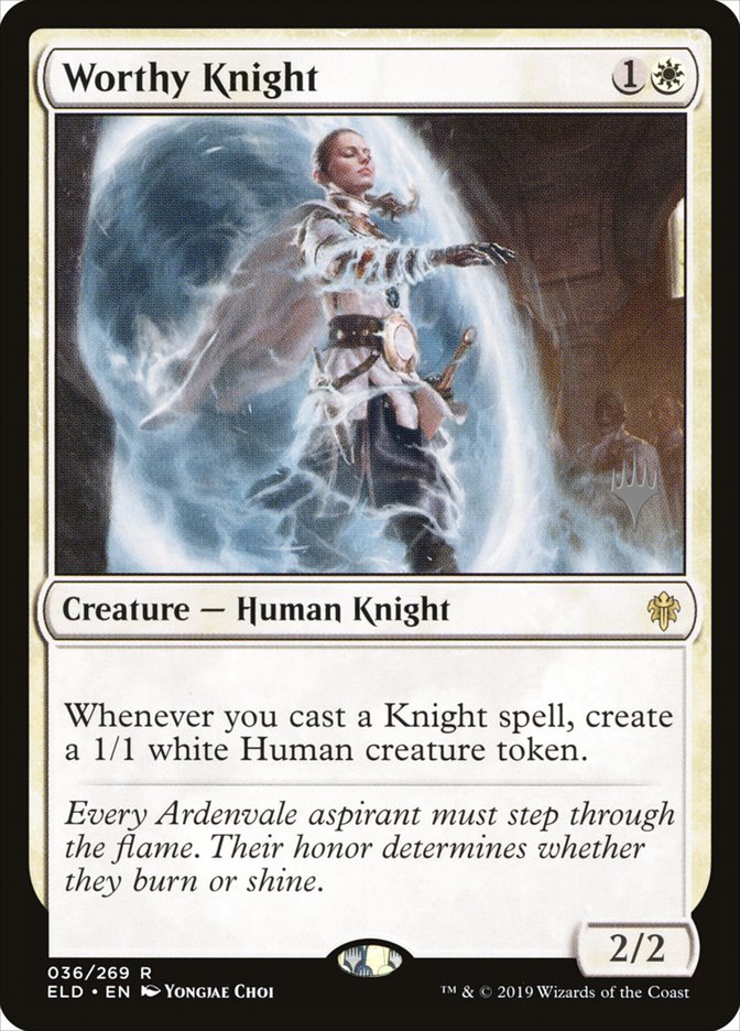 Worthy Knight (Promo Pack) [Throne of Eldraine Promos] | L.A. Mood Comics and Games