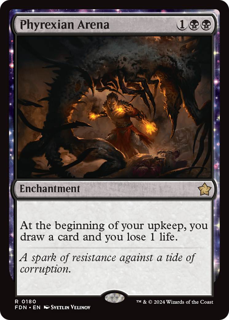 Phyrexian Arena [Foundations] | L.A. Mood Comics and Games