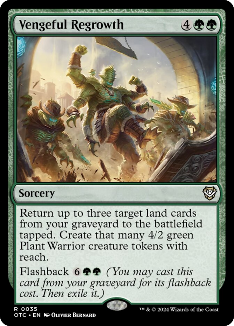 Vengeful Regrowth [Outlaws of Thunder Junction Commander] | L.A. Mood Comics and Games