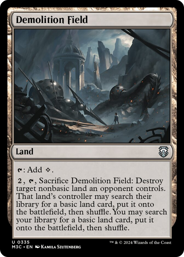 Demolition Field (Ripple Foil) [Modern Horizons 3 Commander] | L.A. Mood Comics and Games