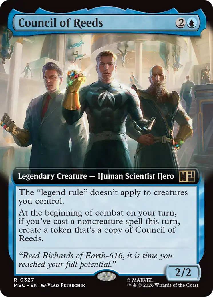 Council of Reeds (Extended Art) [Marvel Super Heroes Commander] | L.A. Mood Comics and Games