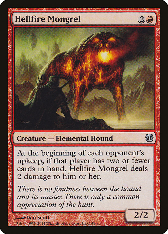 Hellfire Mongrel [Duel Decks: Ajani vs. Nicol Bolas] | L.A. Mood Comics and Games