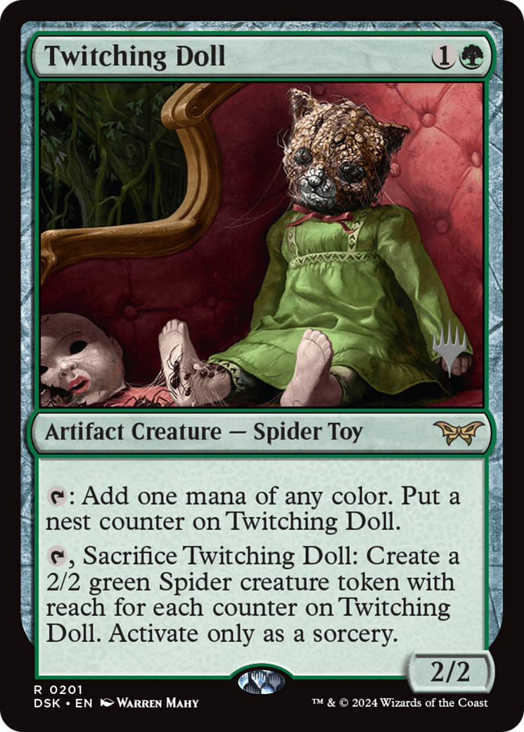 Twitching Doll (Promo Pack) [Duskmourn: House of Horror Promos] | L.A. Mood Comics and Games