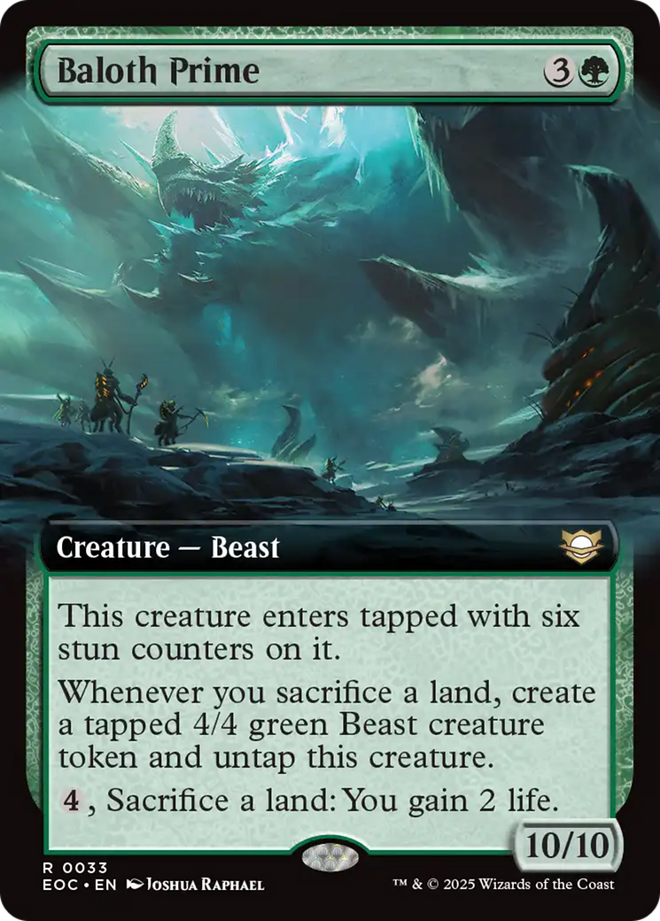 Baloth Prime (Extended Art) [Edge of Eternities Commander] | L.A. Mood Comics and Games