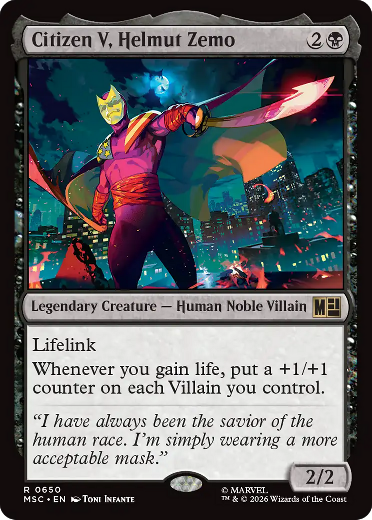 Citizen V, Helmut Zemo [Marvel Super Heroes Commander] | L.A. Mood Comics and Games