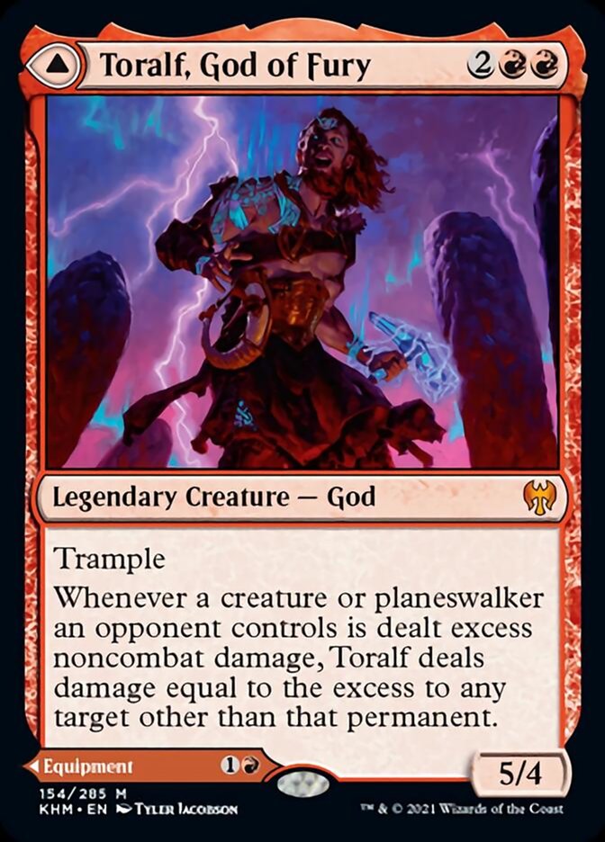 Toralf, God of Fury // Toralf's Hammer [Kaldheim] | L.A. Mood Comics and Games