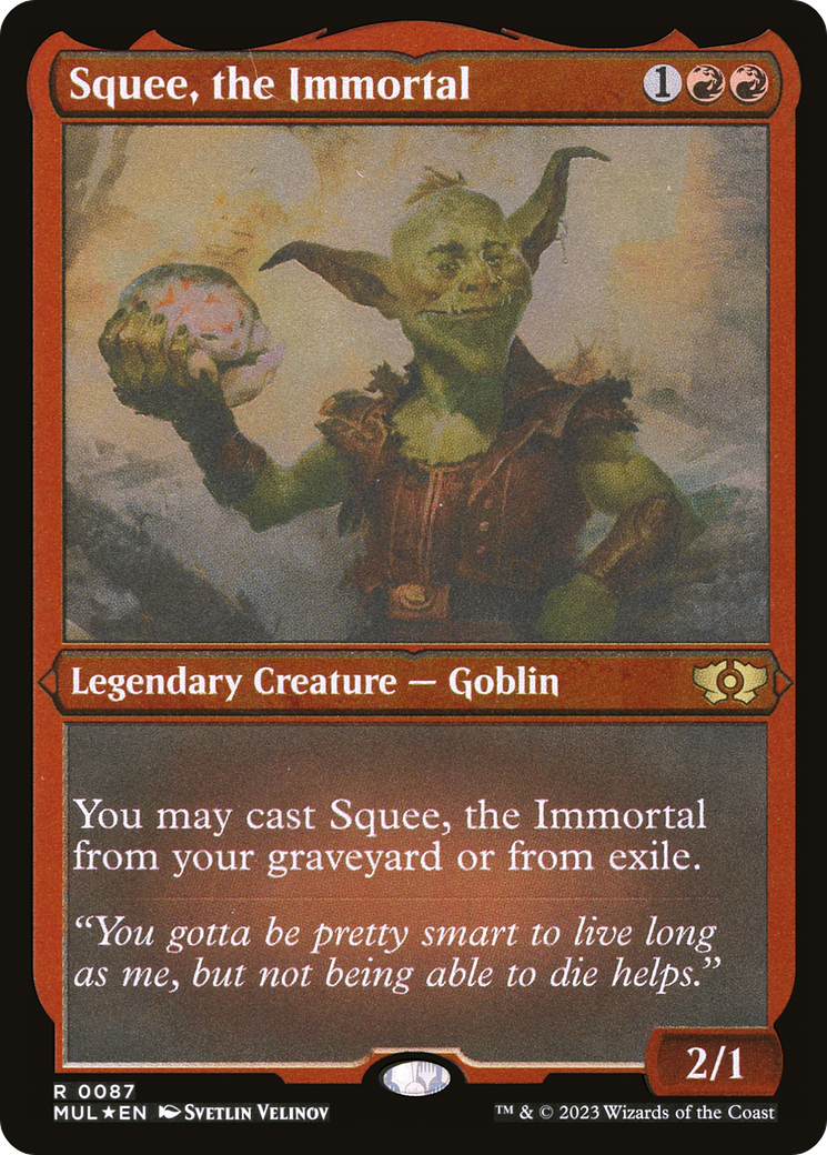 Squee, the Immortal (Foil Etched) [Multiverse Legends] | L.A. Mood Comics and Games