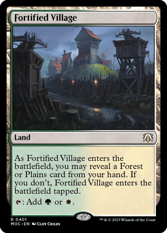 Fortified Village [March of the Machine Commander] | L.A. Mood Comics and Games