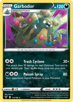Garbodor (111/185) [Sword & Shield: Vivid Voltage] | L.A. Mood Comics and Games