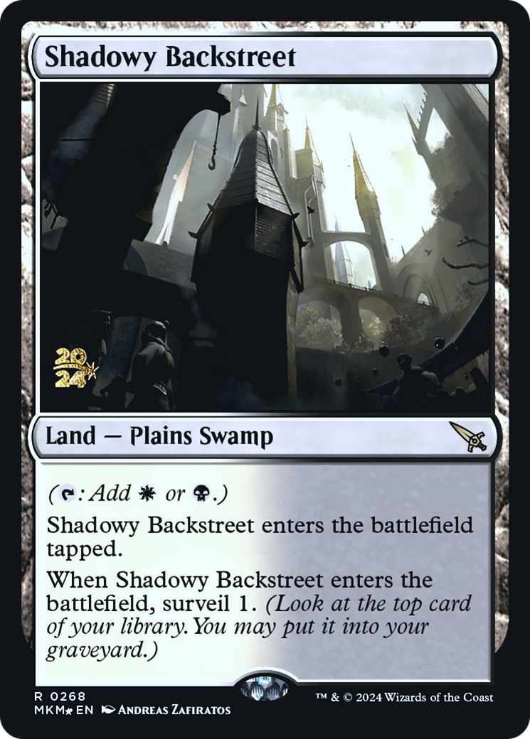 Shadowy Backstreet [Murders at Karlov Manor Prerelease Promos] | L.A. Mood Comics and Games