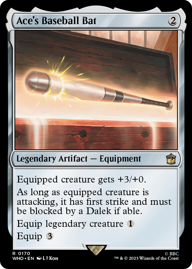 Ace's Baseball Bat [Doctor Who] | L.A. Mood Comics and Games