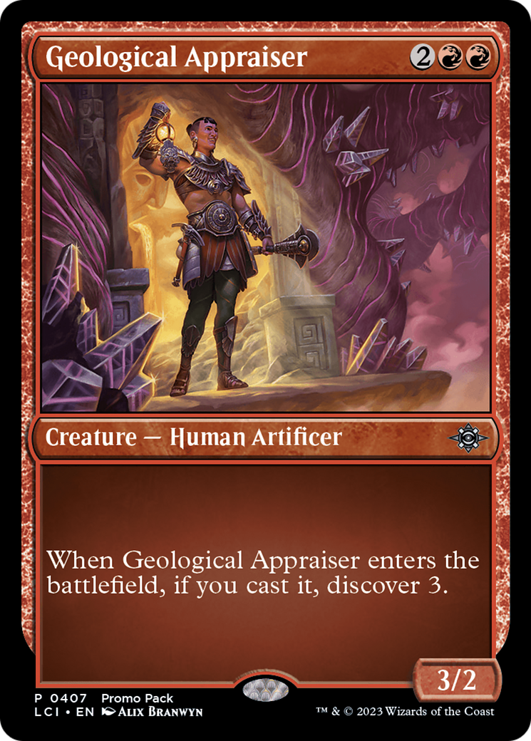 Geological Appraiser [The Lost Caverns of Ixalan Promos] | L.A. Mood Comics and Games