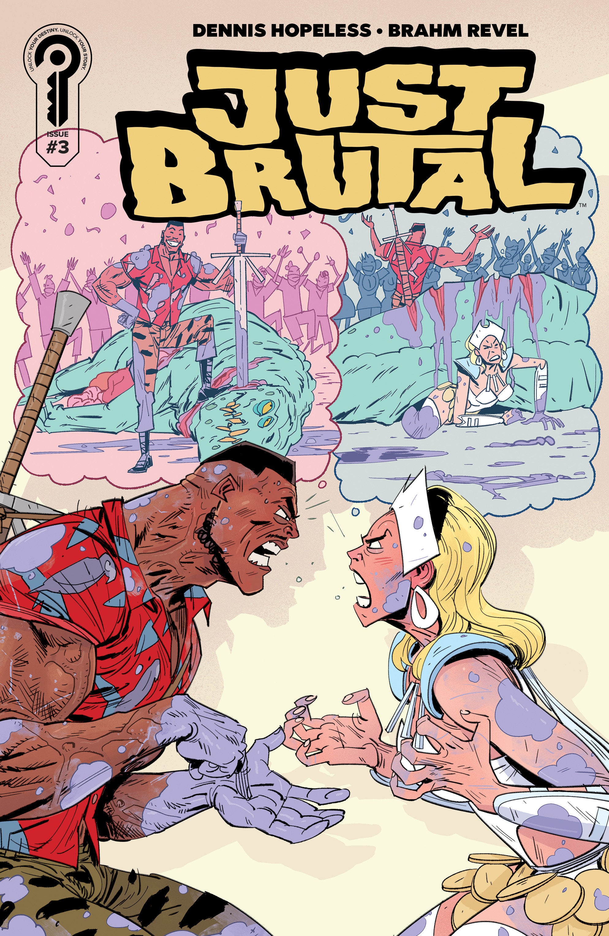 Just Brutal #3 Cover A Brahm Revel | L.A. Mood Comics and Games