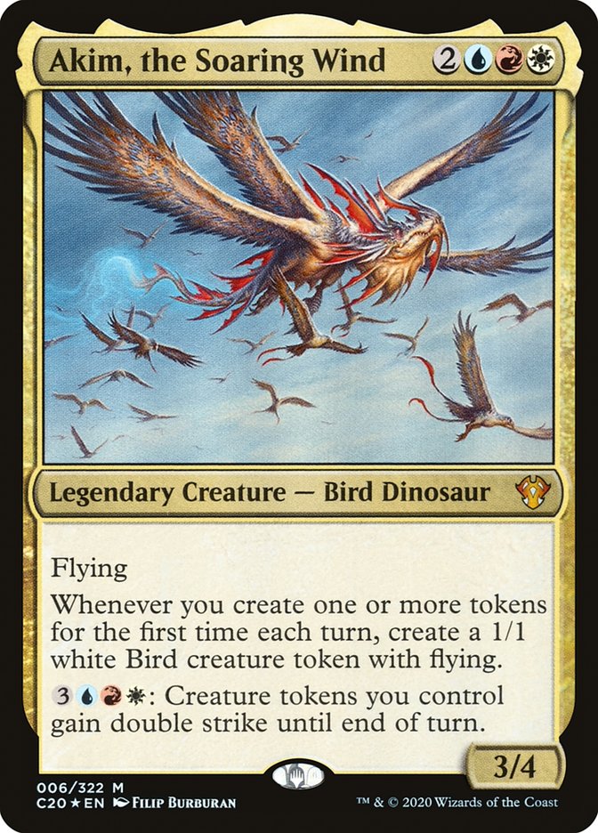 Akim, the Soaring Wind [Commander 2020] | L.A. Mood Comics and Games