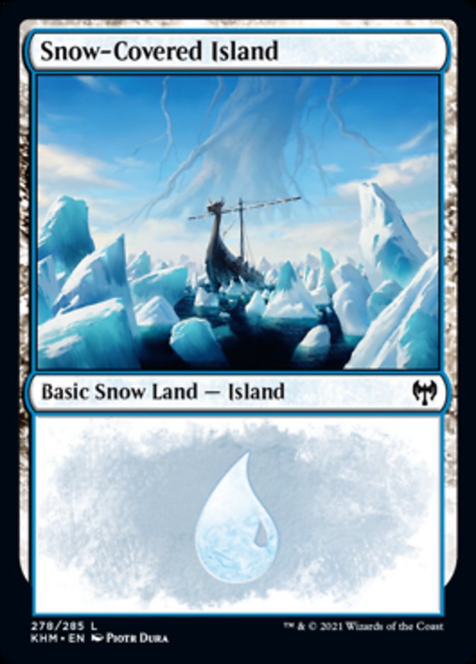 Snow-Covered Island (278) [Kaldheim] | L.A. Mood Comics and Games