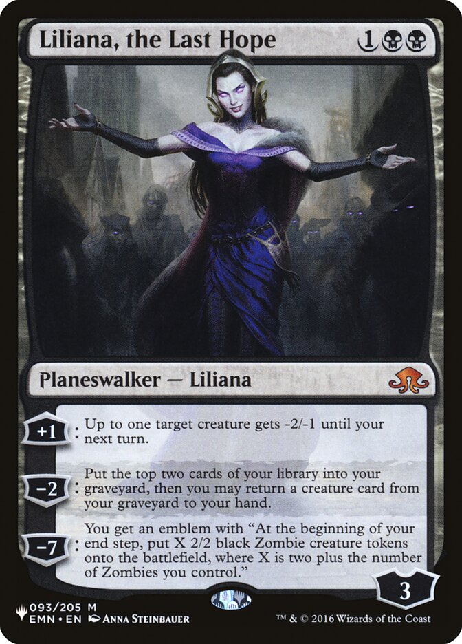 Liliana, the Last Hope [The List] | L.A. Mood Comics and Games