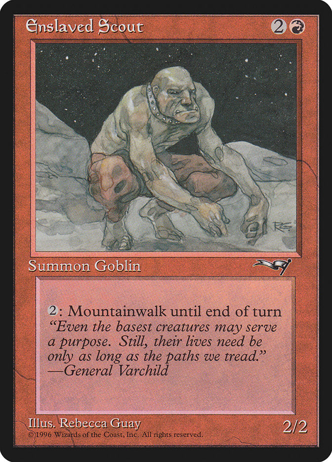 Enslaved Scout (Crouching) [Alliances] | L.A. Mood Comics and Games
