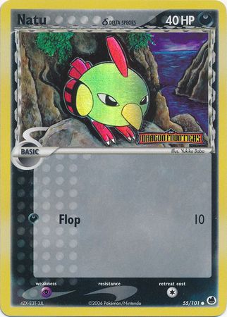 Natu (55/101) (Delta Species) (Stamped) [EX: Dragon Frontiers] | L.A. Mood Comics and Games
