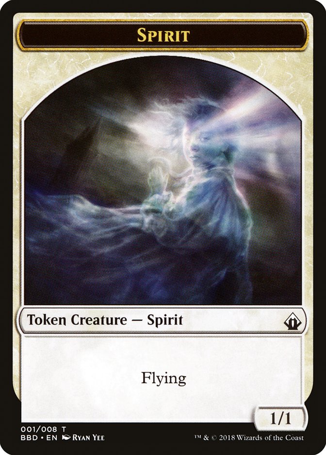 Spirit Token [Battlebond Tokens] | L.A. Mood Comics and Games