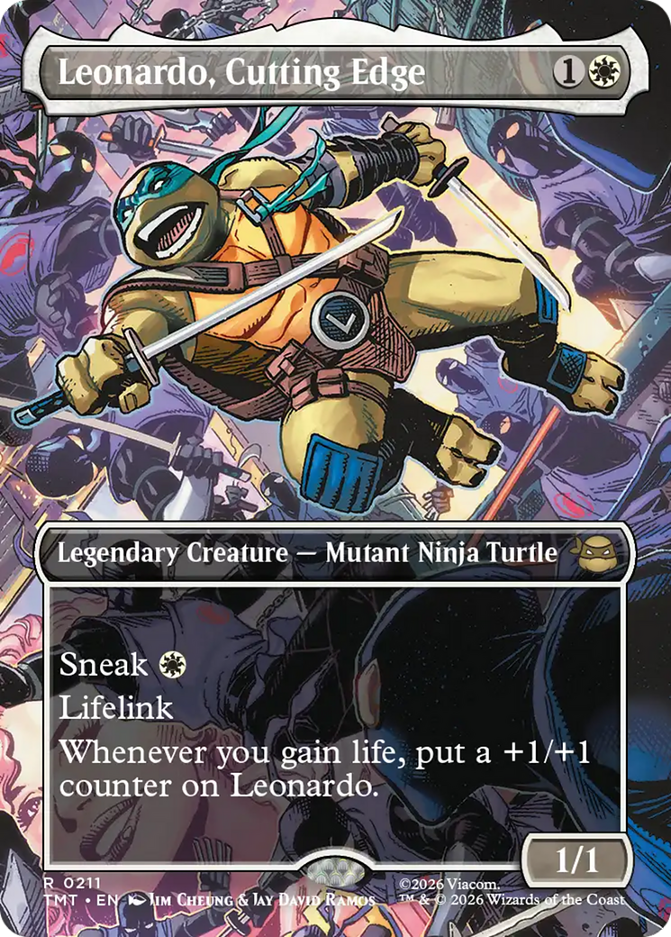 Leonardo, Cutting Edge (Borderless) [Teenage Mutant Ninja Turtles] | L.A. Mood Comics and Games