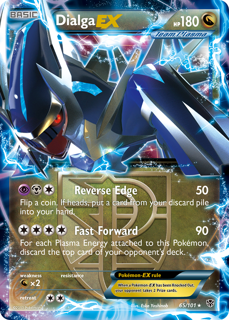Dialga EX (65/101) [Black & White: Plasma Blast] | L.A. Mood Comics and Games