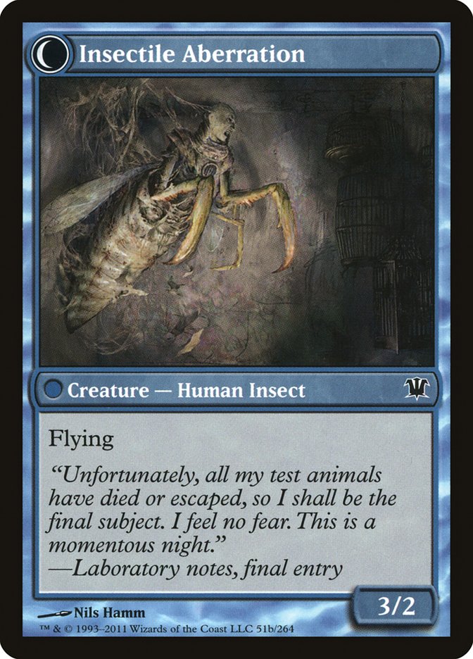 Delver of Secrets // Insectile Aberration [Innistrad] | L.A. Mood Comics and Games
